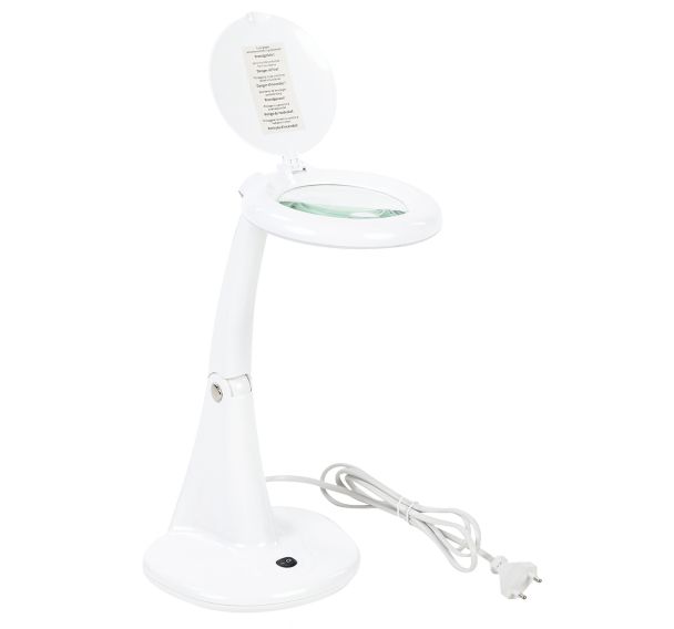 Lampe loupe circulaire LED 550 lm - Grossisement 1.75x Sur socle