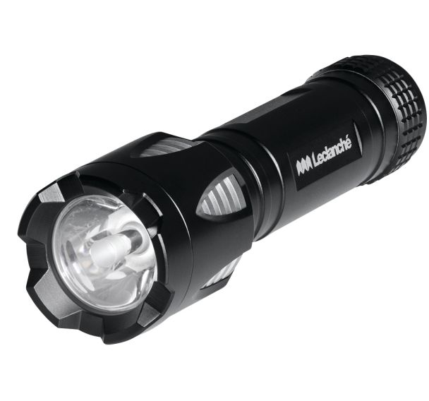 Lampe torche Leclanché Tactical 007 avec 3 piles - 250 lm - Leclanché