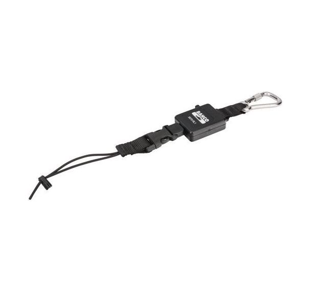 Lanière rétractable mousqueton non détachable 0,9 kg 1 m