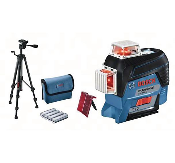 Laser GLL 3-80 C avec trépied bt 150 (version piles)
