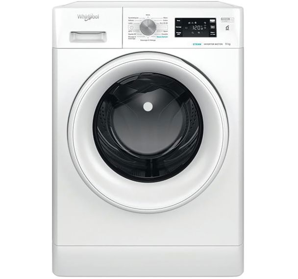 Lave-linge frontal - Capacité 9 kg - Whirlpool - FFBS9469WVFR