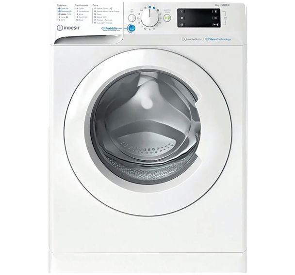 Lave-linge frontal BWE8127XWVFR - Capacité 8 kg - Indesit
