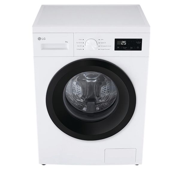 Lave-linge frontal F84N15WHS - Capacité 8 kg - Lg