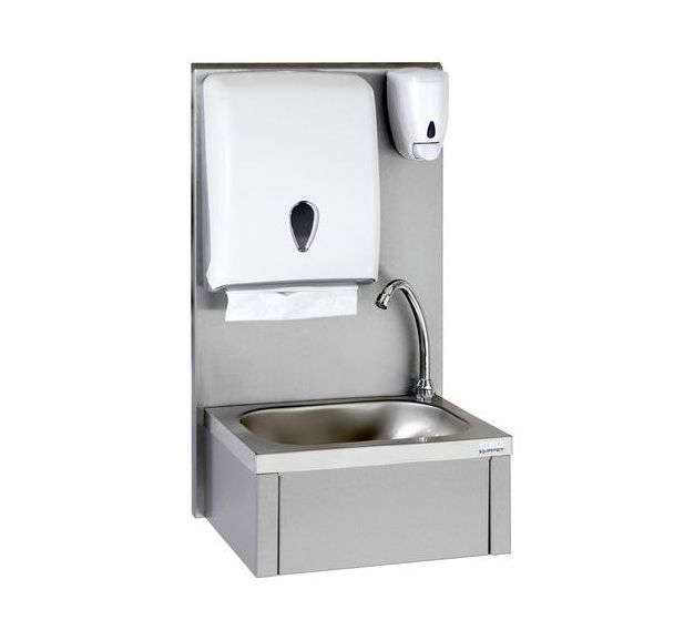 Lave-mains GC - distributeur de savon et serviettes