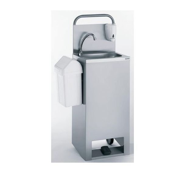 Lave-mains mobile autonome - chauffe-eau intégré