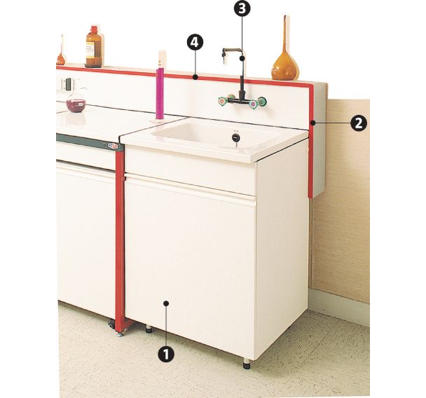 Laverie modulaire pour paillasse de laboratoire