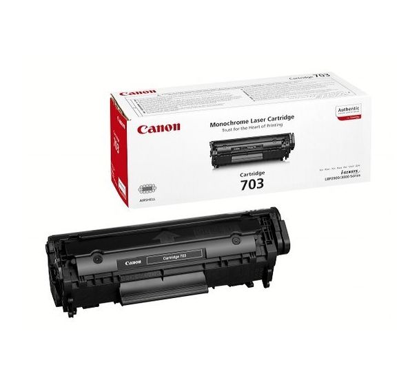 Le Toner Noir CANON 2000 pages (703)
