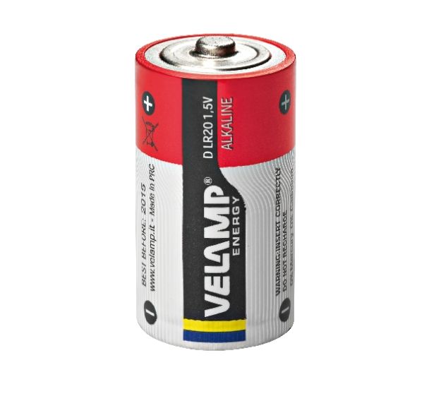 Le lot de 2 piles D (LR20) 1,5 V