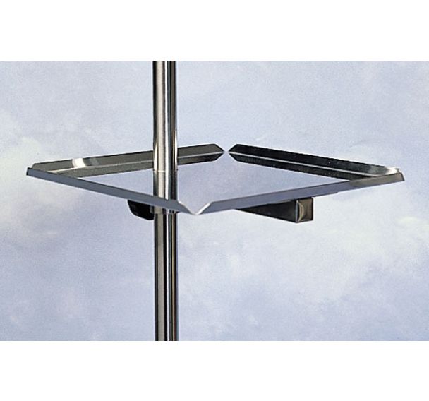 Le plateau carré pour pieds porte-sérum