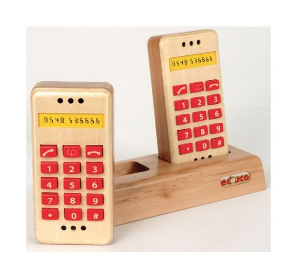 Le set de téléphone en bois