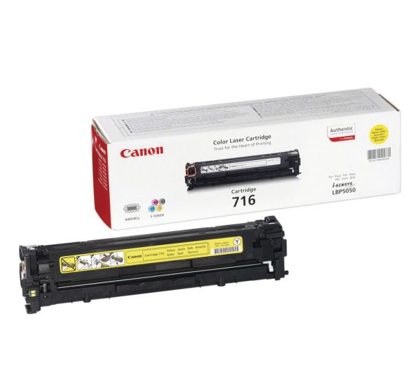 Le toner jaune CANON 1500 pages (716)
