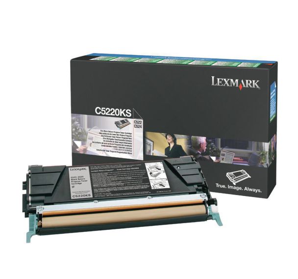 Le toner noir LEXMARK 4000 pages (C5220KS)