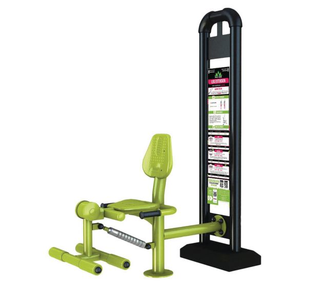 Leg extension à piston pour parcours sportif Freetness