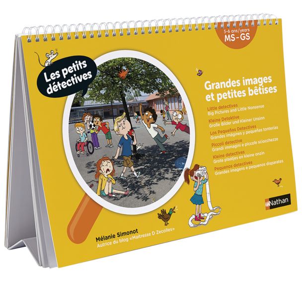 Les petits détectives - grandes images et petites bêtises-Nathan