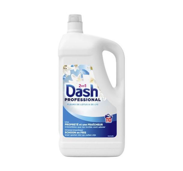 Lessive liquide 2 en 1 - 110 doses - Dash Professional - Lot de 2