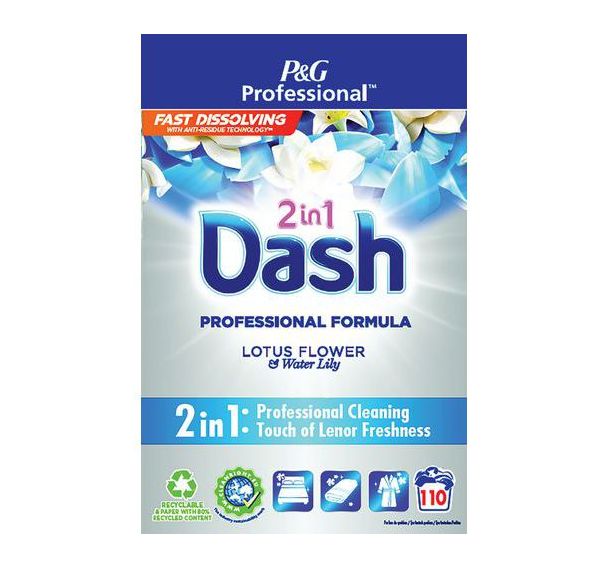 Lessive poudre 2 en 1  - 110 doses - Dash Professional