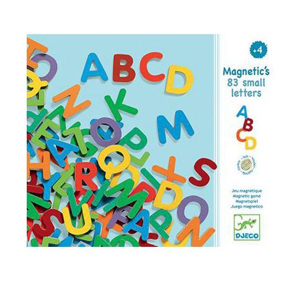 Lettres en bois magnétiques