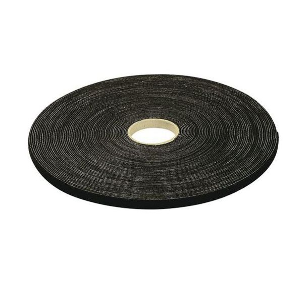 Lien auto-agrippant larg 15 mm / 10 m noir