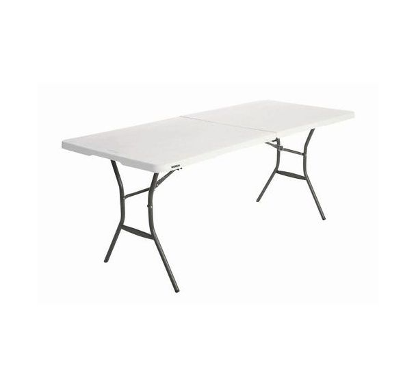 Lifetime Table rectangulaire pliante valise