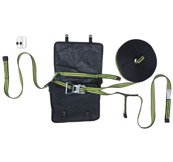 Ligne de vie temporaire horizontale pour 2 utilisateurs