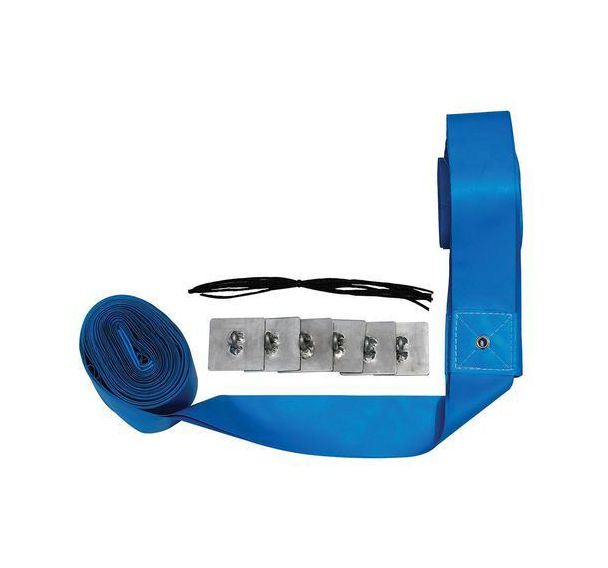 Lignes terrain beach volley - 16 x 8 m - bande pvc bleue