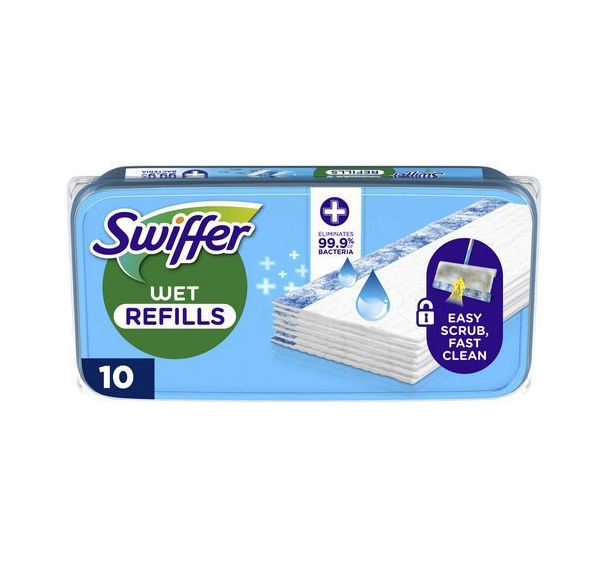 Lingette humide antibactérienne pour balai Swiffer - Swiffer