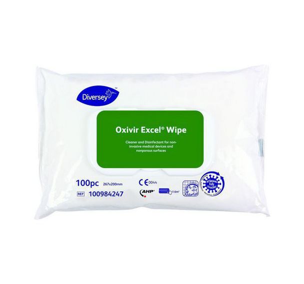 Lingettes désinfectantes - Paquet de 100 - Diversey