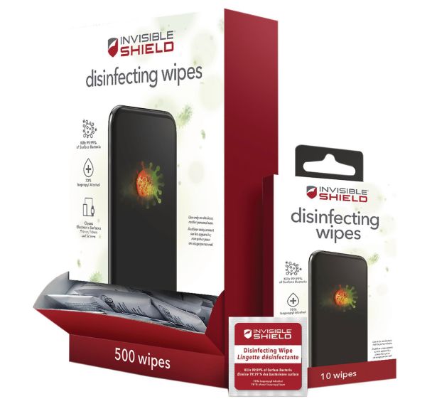 Lingettes désinfectantes InvisibleShield