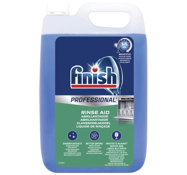 Liquide rinçage extra hygiène Finish Professional - Bidon 5 L