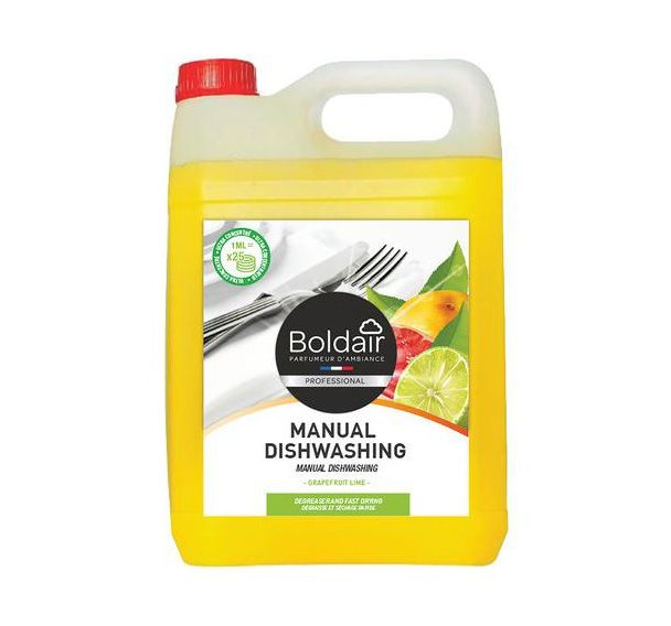 Liquide vaisselle - Pamplemousse / Citron vert - 5L -Boldair
