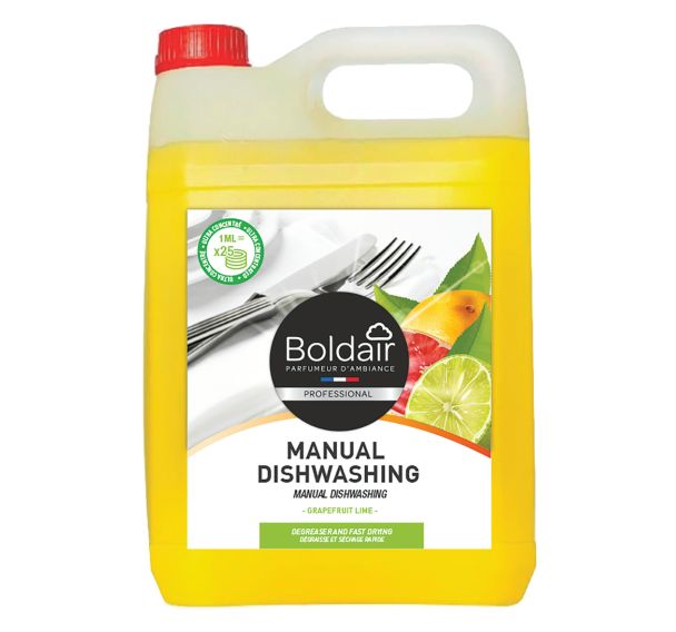 Liquide vaisselle - Pamplemousse / Citron vert - 5L -Boldair