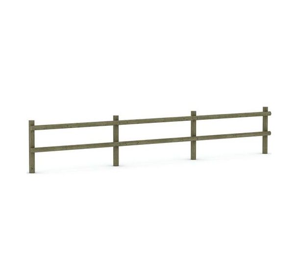Lisse Armorique extrémité Ø 10 cm H207 cm - pin