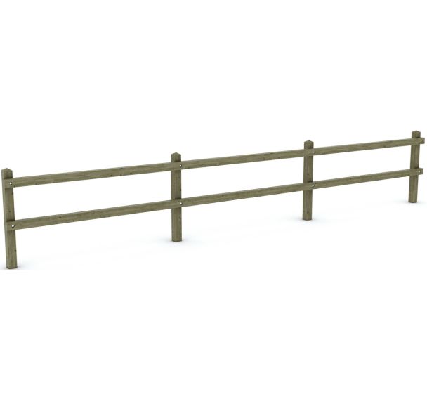 Lisse Cornouaille extrémité 9x7x150 cm - pin