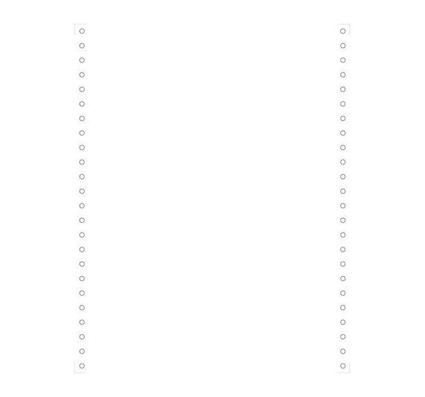 Listing blc 2000 feuilles 240x12 1 pli bandes caroll détach.