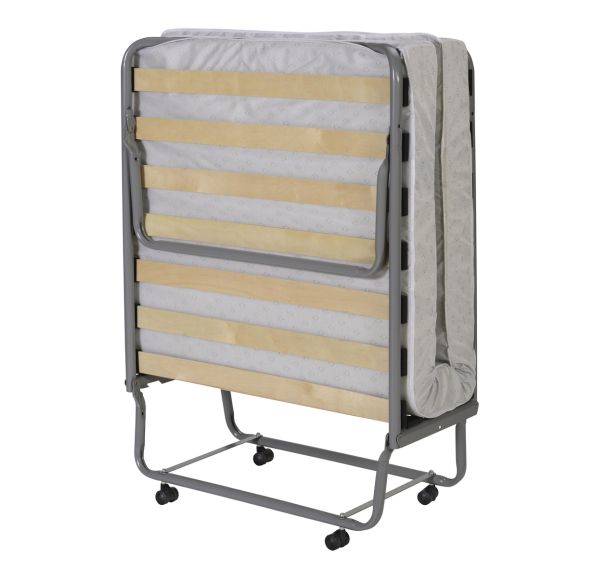 Lit d'appoint repliable sur roulettes