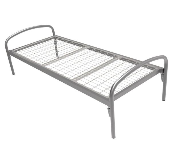 Lit simple Thelia tout métal sommier treillis - Manutan Expert