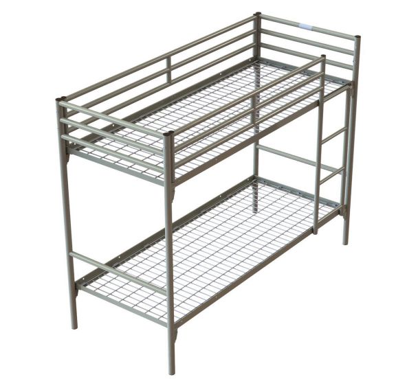 Lit superposé Quiétub sommier treillis métal