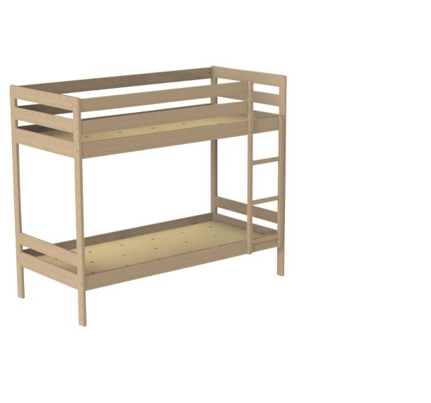 Lit superposé fixe Nova structure bois - Manutan Expert