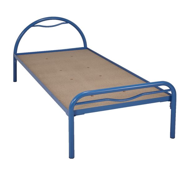 Lit tête arceau métal 80 x 190 cm hébergement Alba Rodet