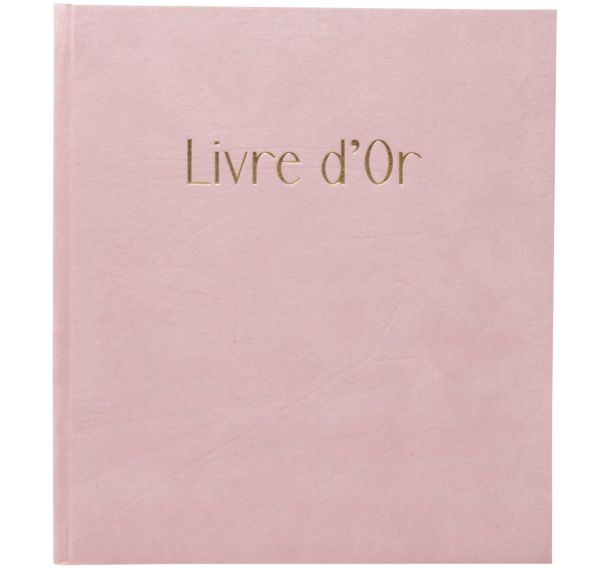 Livre d'or 140 pages tranche or Skandi - 21 x 19 cm - Exacompta