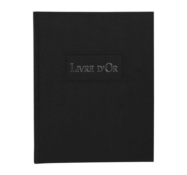 Livre d'or classique noir