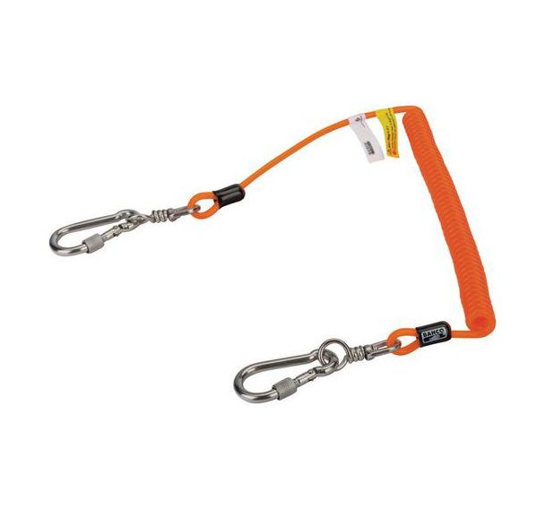 Longe spirale mousqueton pivotant 2 kg 2 m