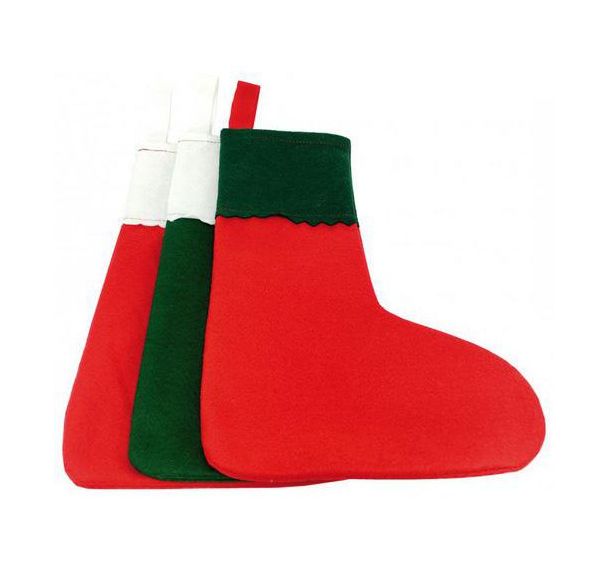 Lot 10 chaussettes de noël en feutrine
