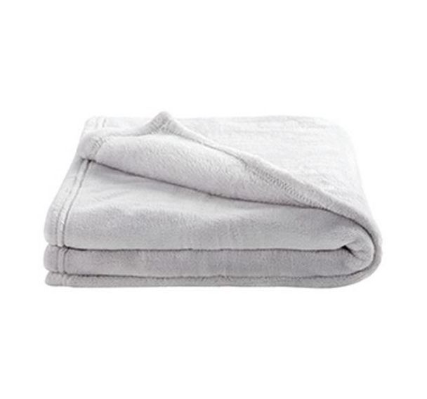 Lot 10 couvertures microfibre 320 g/m² 75 x 100 cm Perle