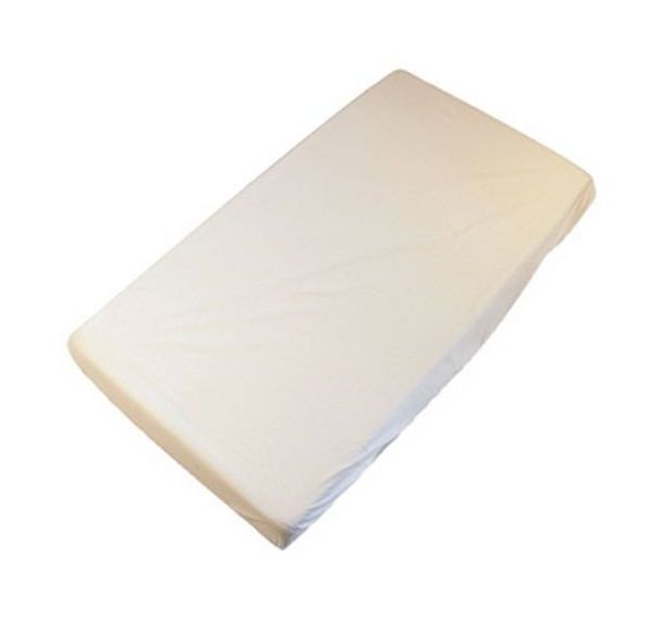 Lot 10 draps housse polycoton 60 x 120 cm Blanc