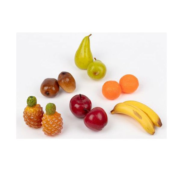 Lot 12 fruits taille réelle