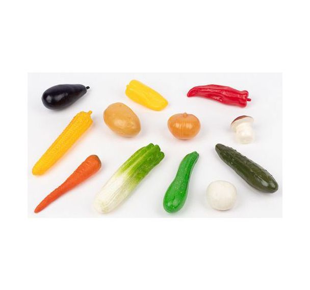 Lot 12 légumes taille réelle