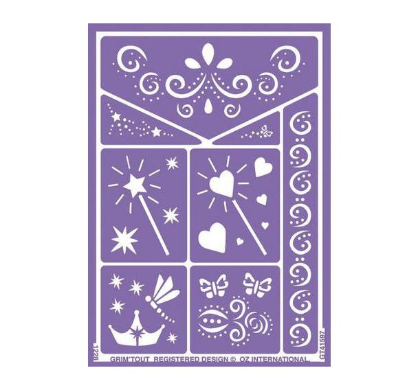 Lot 1 - 43 pochoirs maquillage