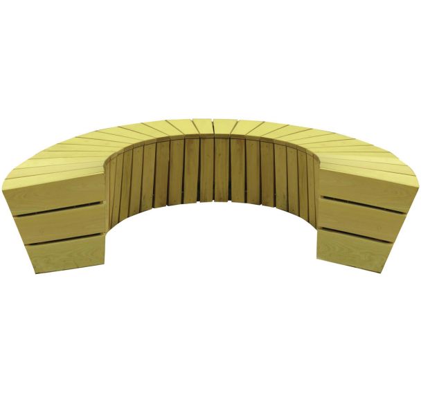 Lot 2 banquettes cintrées Hélios Mobextan