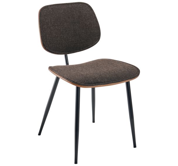 Lot 2 chaises Olympia Tissu gris